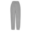 Women Sweatpants Elastic High Waist Adjustable Drawstring Harem Pants with Pockets Solid Color Loose Lounge