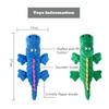 New Dog Toy Soft Plush Pet Dog Squeaky Chew Toys Stuffed Crocodile for Small Large Dogs Cat Cute Interactive Squeak Toy Durable