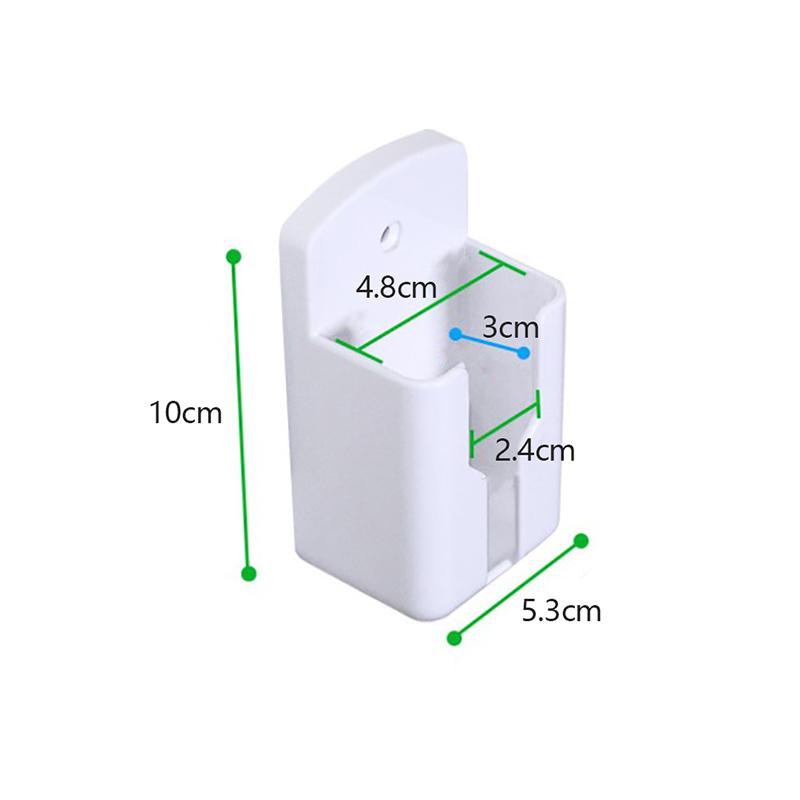 Universal Air Conditioner Remote Holder White Wall Mounted Box Storage Holder