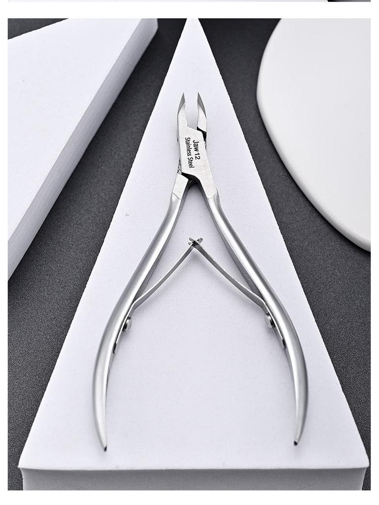 Easycut D07-12 Stainless Steel Cuticle Pliers – Sharp Manicure Tool