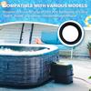 2Pcs Inlet & Outlet Seal Set For Intex Pure Spa, Gasket Between Connectors, Seals Gaskets for Simple Spa 11699 Ensure Seamless