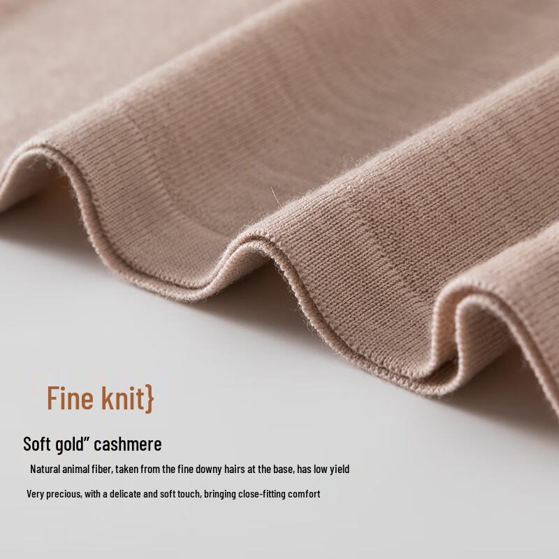 Hengyuanxiang Women's Pure Cashmere V-Neck Sweater Vest