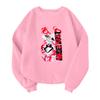 Children's Fashionable Lightweight Long-sleeved Round Neck Pullover With Pockets Printed Pullover