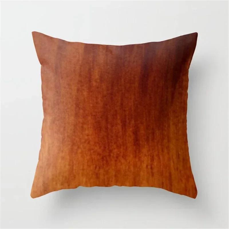 45x45cm Creative Wood Texture Marble Pillowcases Fashion Geometric Cushions Case Farmhouse Home Decor Sofa Couch Throw Pillows