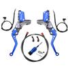 Motorcycle Hydraulic Clutch Kit Brake Master Cylinder Brake Hose Kit for Honda Yamaha Kawasaki Suzuki Italika