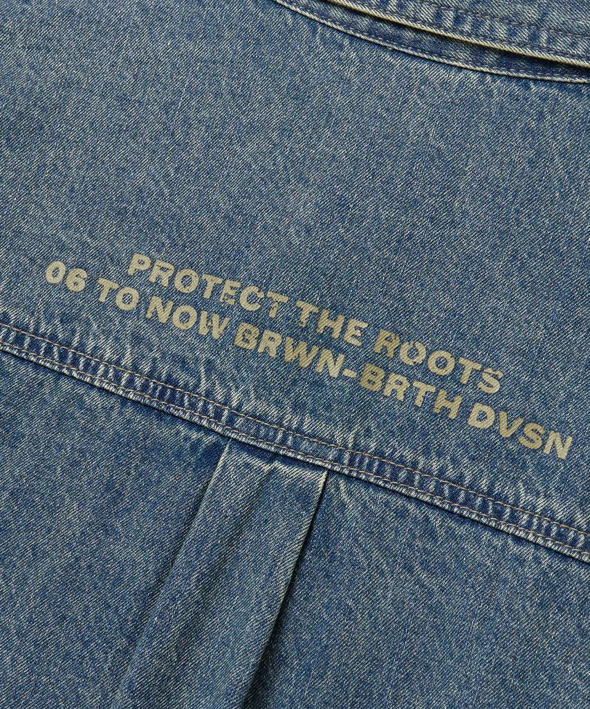 BROWNBREATH Denim Pocket Shirts - Indigo