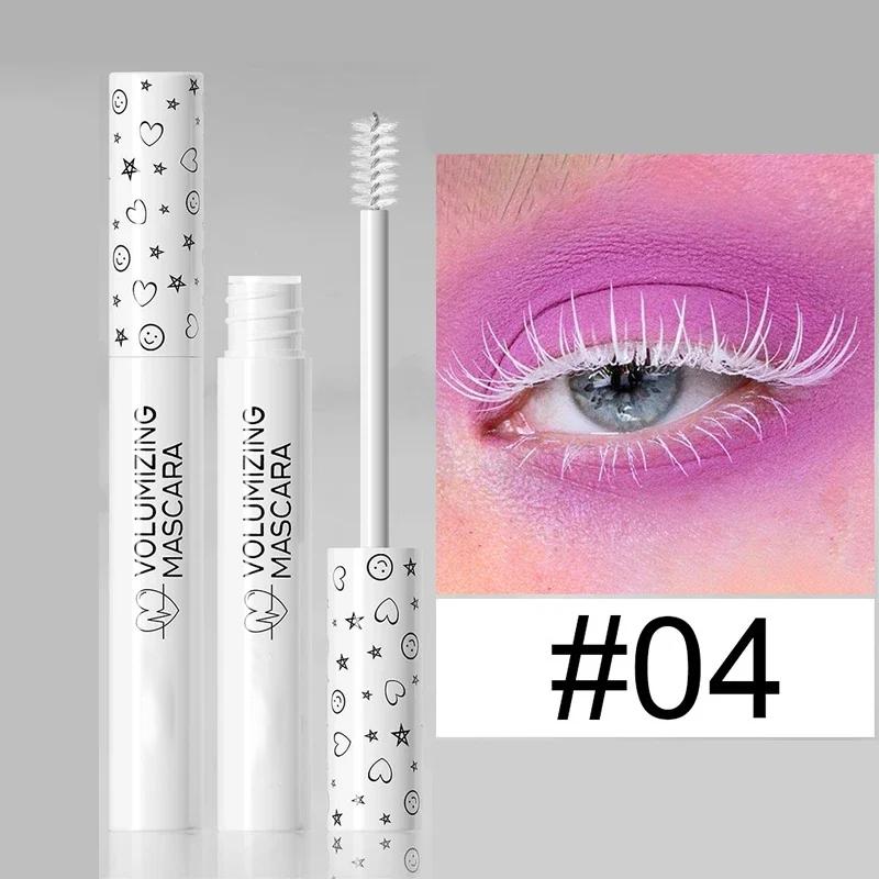 8 цветов тушь для завивки ресниц сценический макияж водостойкая зеленая тушь крем синяя фиолетовая завивка удлинение быстросохнущая наращивание ресниц