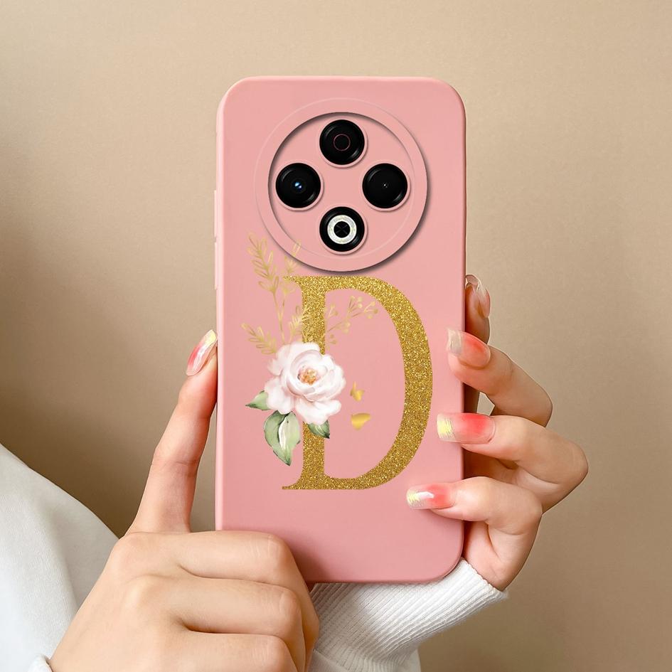 Чехол для Tecno Spark GO 1 2025 Sprak 30 20 Pro 30C Pop 9 Camon 30S Pro 4G 5G популярные цветы AZ буквы мягкий силиконовый противоскользящий чехол для телефона Tecno