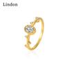 Классическое кольцо Lindon из медного сплава с цирконием, женские ювелирные изделия, свадебный подарок для вечеринки