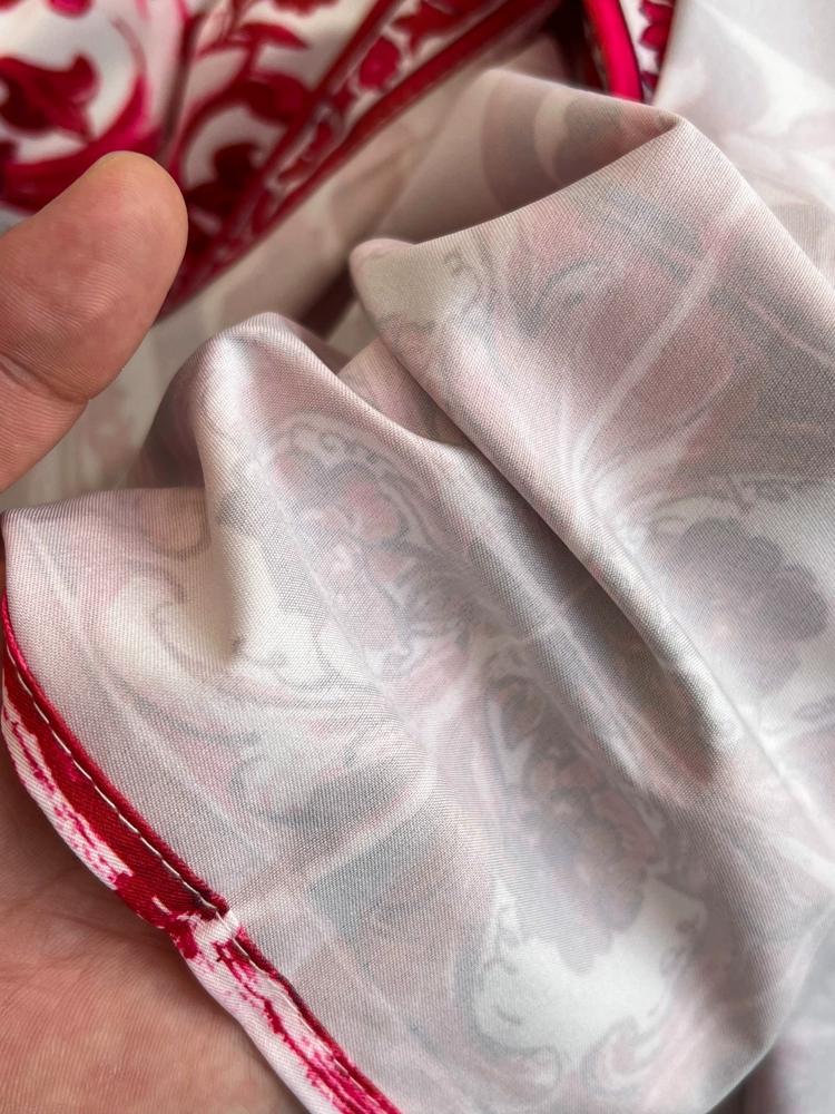 Summer Women Lapel Single Breasted Brand Designer Vintage Print Sleeveless Tank Runway Party Dresses with Belt