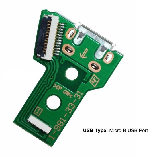 Плата порта зарядки Легкая Точная 12-контактный шлейф Разъем порта USB для зарядки Плата для Sony для PS4 JDS-030/JDS-040/JDS-055