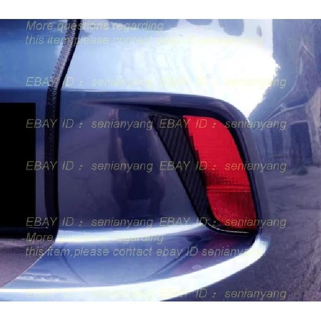 ABS Carbon Fiber Look Rear Fog Light Cover Trim For -2024 Ford Escape