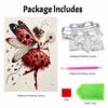 Pearl painting set 5D pearl mosaic art style Ladybug Fairy dandelion aesthetic home wall decoration.
