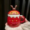 Cute Mug Personality Creativity Elk Penguin Ceramic Water Cup Coffee Cup Milk Cup Christmas Gift Mug