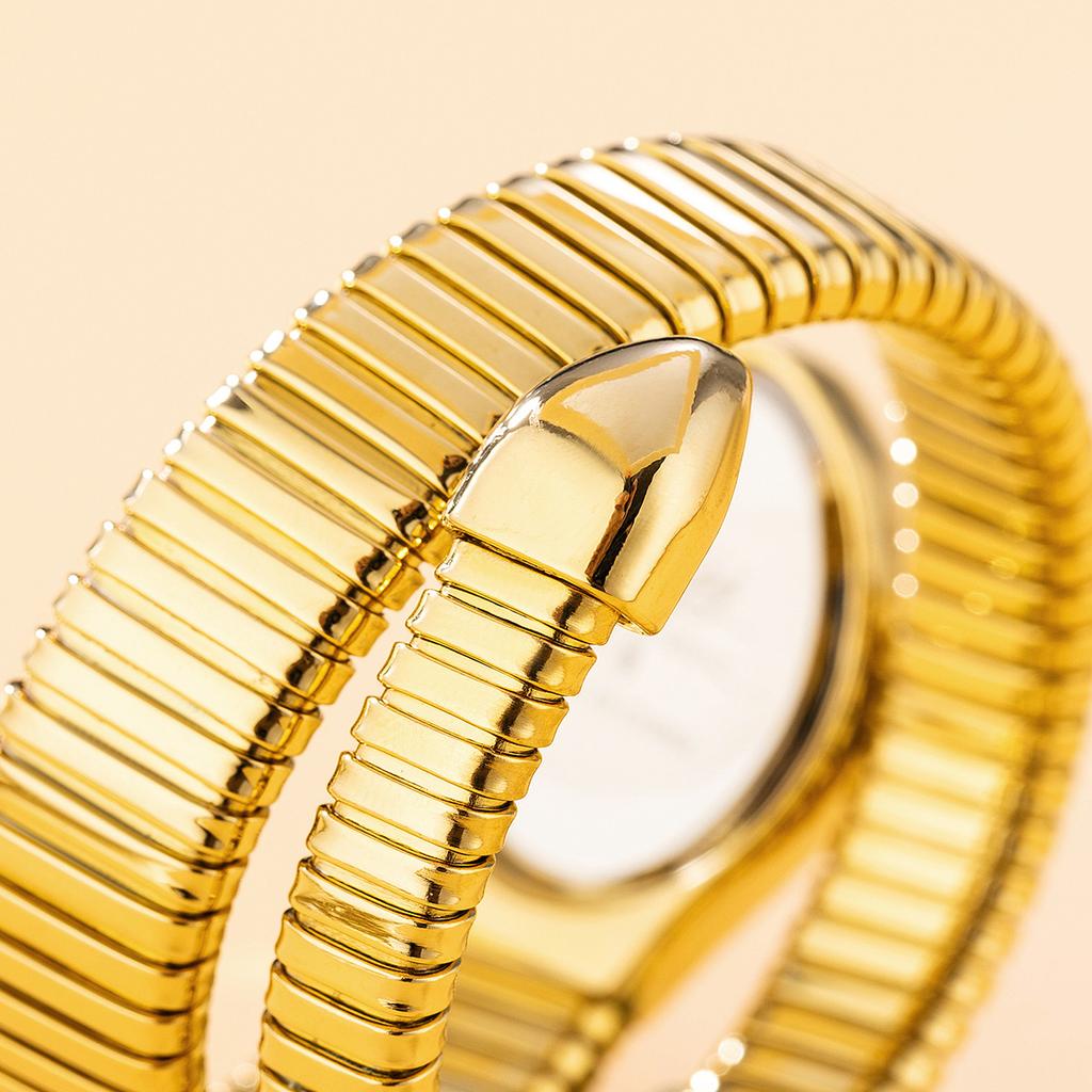 Классические часы в форме змеи для женщин, золотые, серебряные, масштабируемые, женские часы, блестящие, с бриллиантами, кварцевые, женские наручные часы