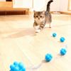 Мячик-игрушка для кошек Силиконовый Высокоэластичный Устойчивый к укусам Игрушка для котят Очистка зубов Интерактивный мяч Товары для кошек
