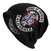 SOA Sons Of Anarchy Skullies Beanies Hat the Death Fear the Reaper Unisex Women Outdoor Cap Warm Dual-use Bonnet Knitted Hat