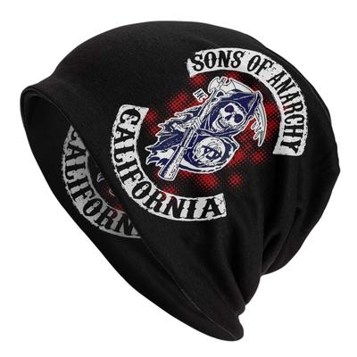 SOA Sons Of Anarchy Skullies шапка шляпа Death Fear the Reaper унисекс женская уличная шапка теплая вязаная шапка двойного назначения
