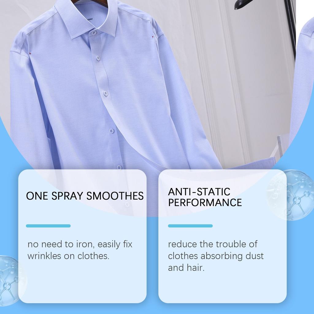 Wrinkle Spray And Static Spray Can Reduce Wrinkles On Clothes, Making Them Smooth, Refreshing And Non Sticky,120ml