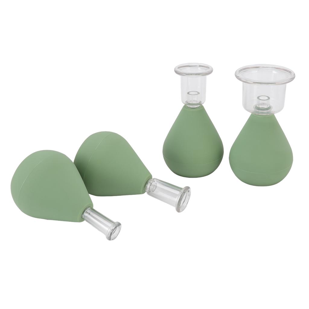 Набор из 4-х банок для лица, помогающий спать, подтягивающий кожу, уменьшающий мелкие морщины, вакуумная присоска для лица