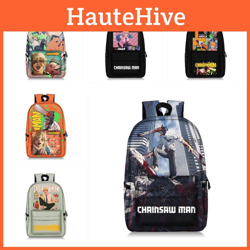 Потрясающий детский/взрослый рюкзак Человек-бензопила, школьная сумка, аниме-сумка