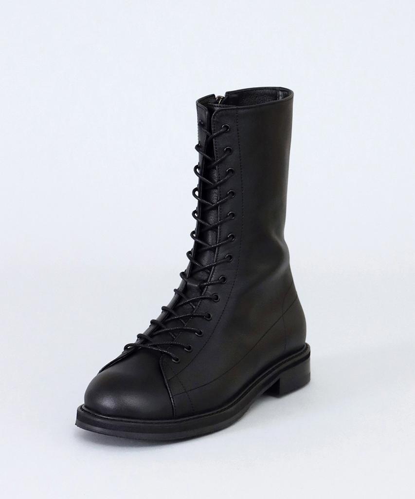 Heenn Mid Calf Monkey Boots. Black