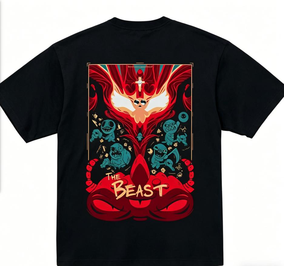The Binding of Isaac Indie Anime Lover T shirt Year round clothing personality Clothes Plus Size Unisex New Model Couples high quality soft