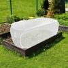 Garden Netting for Raised Beds Foldable Mesh Plant Cage with Ground Stakes Insect Bird Control Raised Bed Cover for Plant Protection