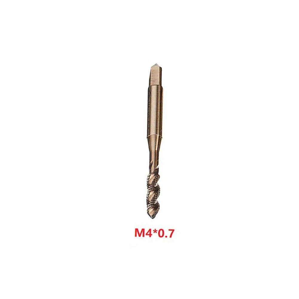 M3-M10 HSS-Co Кобальт M35 Станок Спиральные канавки Метчики Метрический метчик Правосторонний доступ к сверлильному биту