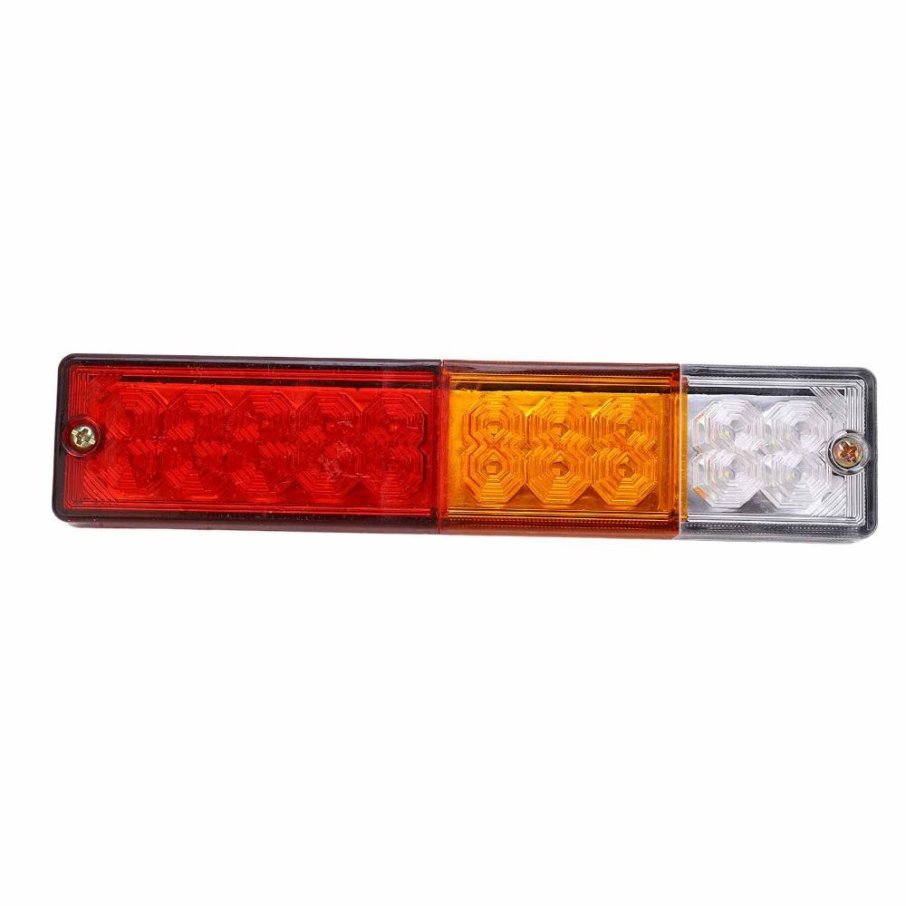 2Pcs 12V Voltage Rear Turn Signal Lights 20 LED Trailer Indicator Lights For Caravan