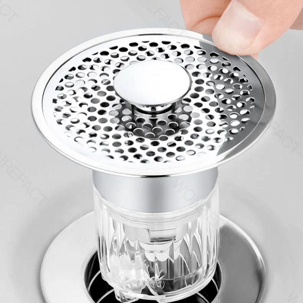 Bounce Core Wash Basin Drain Filter Rapid Drainage Sink Drain Plug Bathroom Sink Stopper  Bathtub