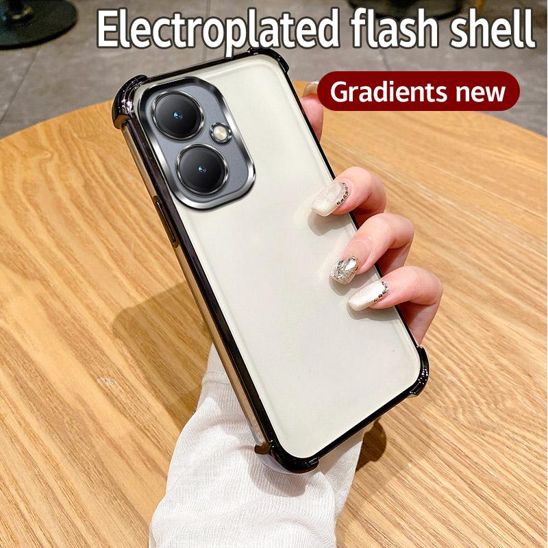 Для Xiaomi Redmi 13C 5G Чехол Xiaomi Poco M6 5G Чехол для телефона Блестящий блестящий силиконовый объектив камеры Мягкая задняя крышка