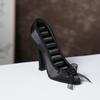 Black Jewelry Storage Rack High Heeled Shoe Design Window Decorations New Jewelry Display Rack