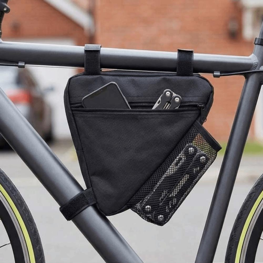 Polyester Bike Beam Hanging Bag Storage Mountain Bike Bag Bicycle Triangle Bag  MTB Road Bike