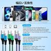 Viviber USB Type C Charging Cable iPhone 16 Androdo [0.5m/0.9m/1.8m] Set of 3 USB Cable Fast Charging Not Tangled Smartphone Charging Cable Type C