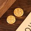 Solid Gold Round Buttons Men'S And Women'S Clothes Suit Buttons Versatile Coat Trench Coat Sweater Cardigan Metal Buttons