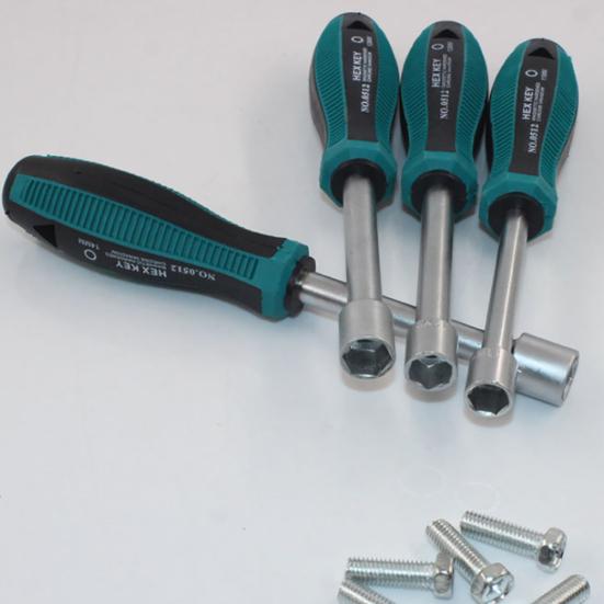 3mm-9mm Metal Socket Driver Wrench Screwdriver Hex Nut Key Nutdriver Hand Tool
