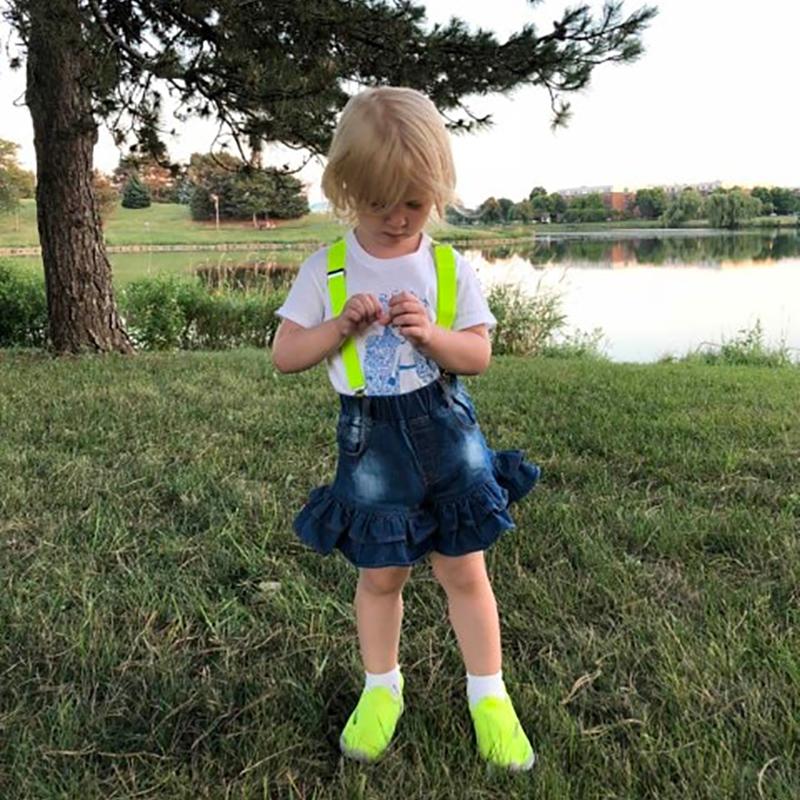 1 шт., регулируемые эластичные подтяжки с Y-образной спинкой для мальчиков, новые детские клипсы для девочек