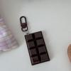 1Pc Simulated Chocolate Keychain Cute Food Design Bag Phone Pendant Charms Decorative Business Gift Key Chain