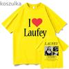 Футболки I Love Laufey The Bewitched Tour Merch Альбом Bewitched Crewneck Короткий рукав Уличная одежда Унисекс Женские футболки Модная одежда