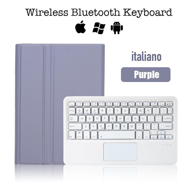 Wireless Portable with Pencil Stand Bluetooth Touchpad Keyboard Case for Samsung Galaxy Tab S8 11 2022 Tablet Protective Cover