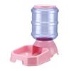 3.8L Automatic Pet Feeder Water Dispenser Dog Cat Auto Feeding Food container Water Bowl Drinking Fountain for Small Middle Dogs