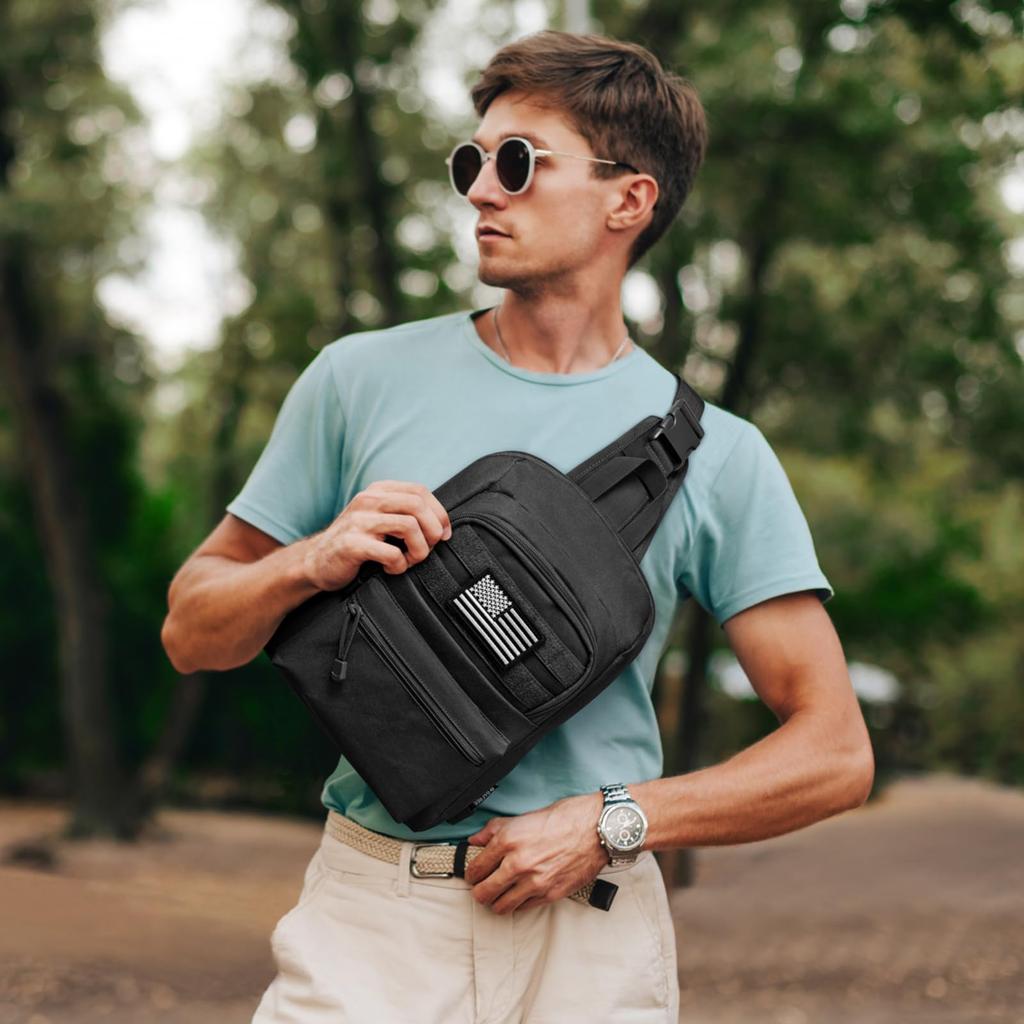 G4Free Тактический EDC слинг компактный рюкзак для скрытого ношения с пистолетом маленькая наплечная сумка кросс-боди для и спортивная сумка для активного отдыха, сумка, кобура, рюкзак,