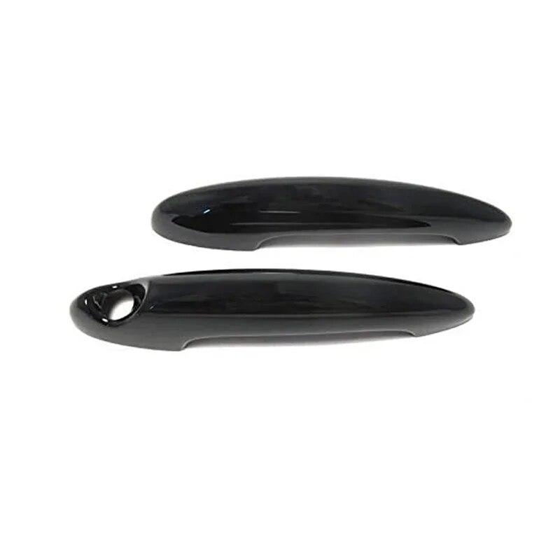 Углеродное волокно, черная внешняя ручка двери автомобиля, чехол для Mini Cooper R50 R53 R56 R57 R58, аксессуары для защиты авторучки