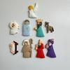 9 шт./пакет DIY Подарочная нашивка на холодильник Симпатичная ПВХ Мини Статуэтка Рождественские DIY Аксессуары