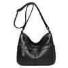 New Summer Crossbody Bag Large Capacity Soft Leather Simple and Atmospheric Mother Bag Fashionable Trendy Handbag