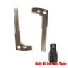2Pcs Insert Small Key Blank Emergency Key Uncut Blade For Mercedes Benz Keyblade