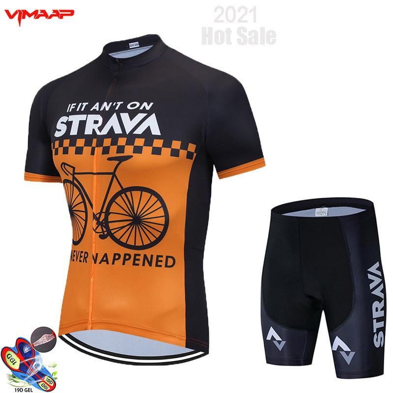 Men Women Cycling Jersey Set Short Sleeve Bib Shorts Quick Dry Performance Wear Road Bike Riding