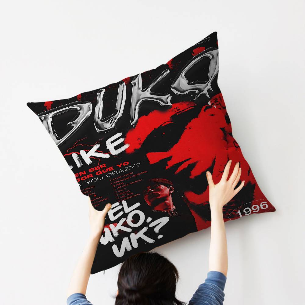 Rapper D-Duki Cushion Cover Pillowcase Upholstery Sofa Throw Pillow Home Decor Pillowcas