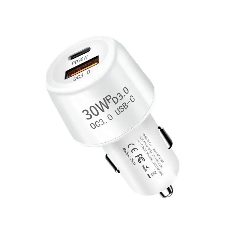 48 Вт PD автомобильное зарядное устройство USB Type C быстрая зарядка автомобильное зарядное устройство для телефона адаптер быстрое зарядное устройство 3.0 для iPhone IPAD Xiaomi Huawei Samsung